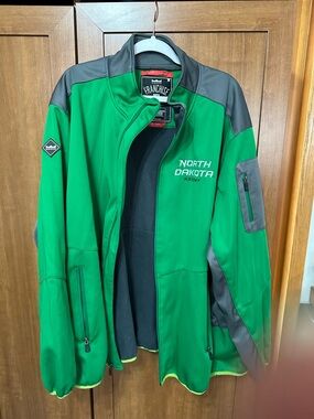 Green & Gray Softshell Jacket